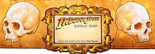 Indiana Jones - Mapa das descobertas | Indiana Jones World Map