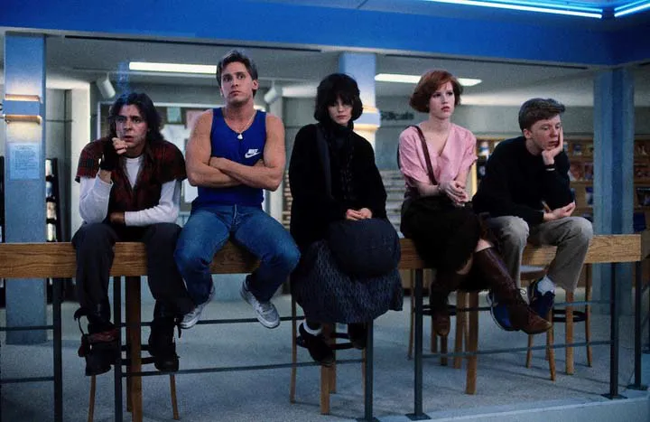 the breakfast club - clube dos cinco - john hughes