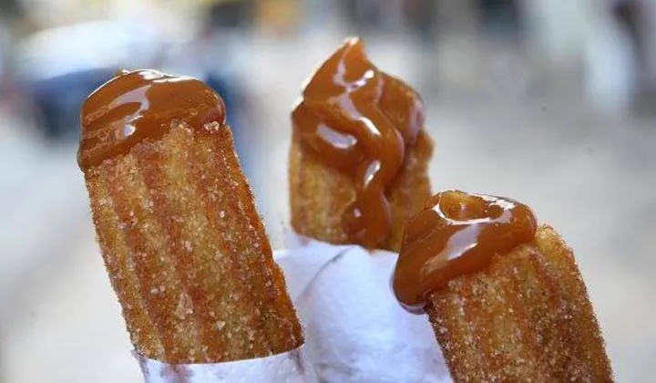 Receita Churros Recheio Doce Leite