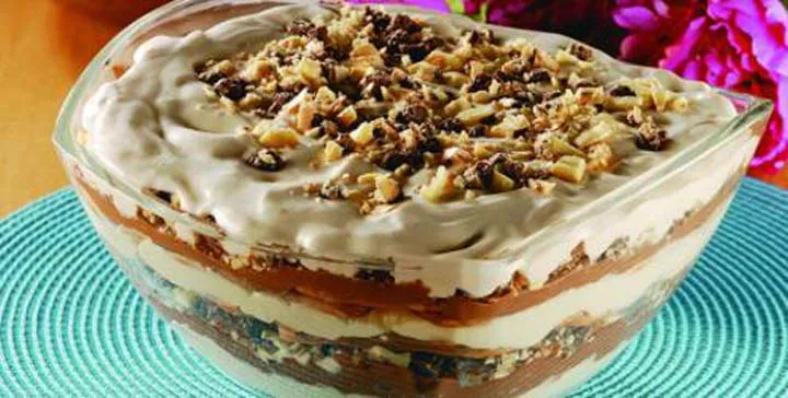 Receita Pave Leite Ninho Mousse Chocolate