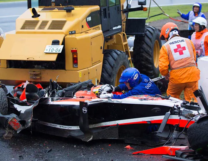 Jules Bianchi Acidente crash Japan GP
