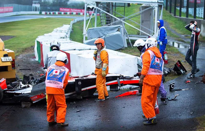 Jules Bianchi Acidente crash Japan GP