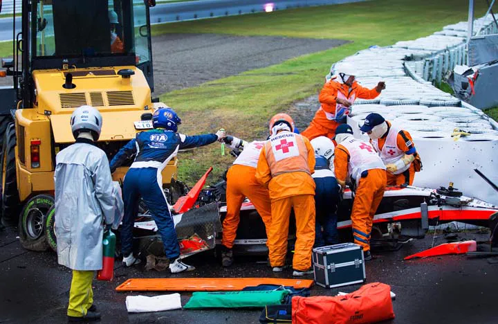Jules Bianchi Acidente crash Japan GP