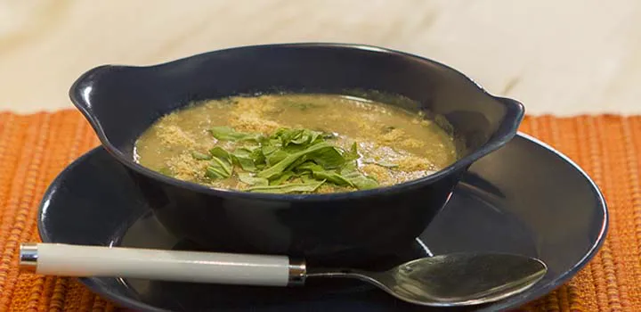 Receita Sopa de Inhame
