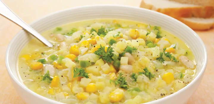 Receita Sopa de Milho