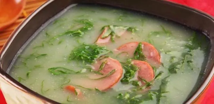 Receita caldo verde