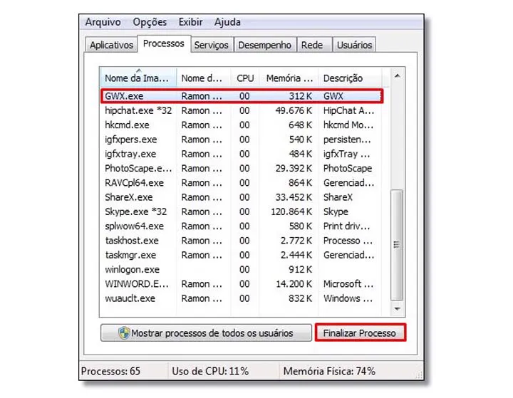 Windows 10 download icone notificacao