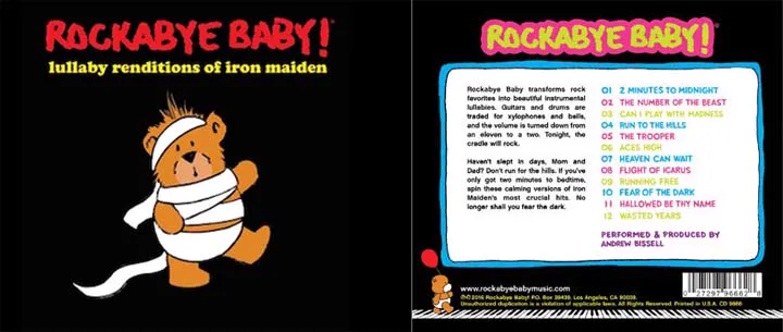 CD Rockabyebaby Iron Maiden