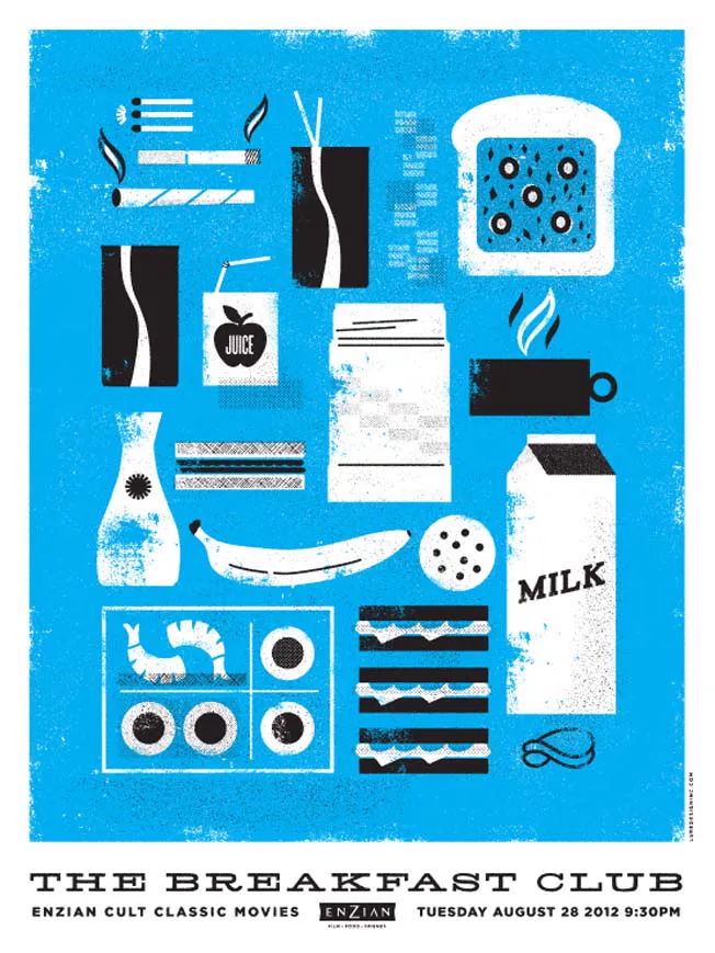 posters alternativos de Breakfast Club