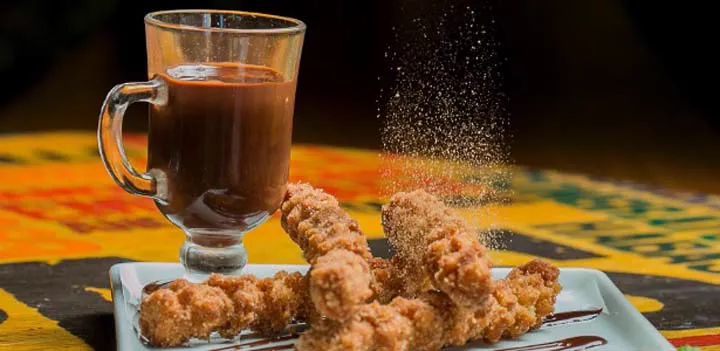 Receita Churros com Chocolate quente