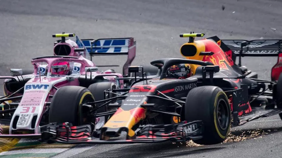 Briga Verstappen Ocon GP Brasil F1 2018