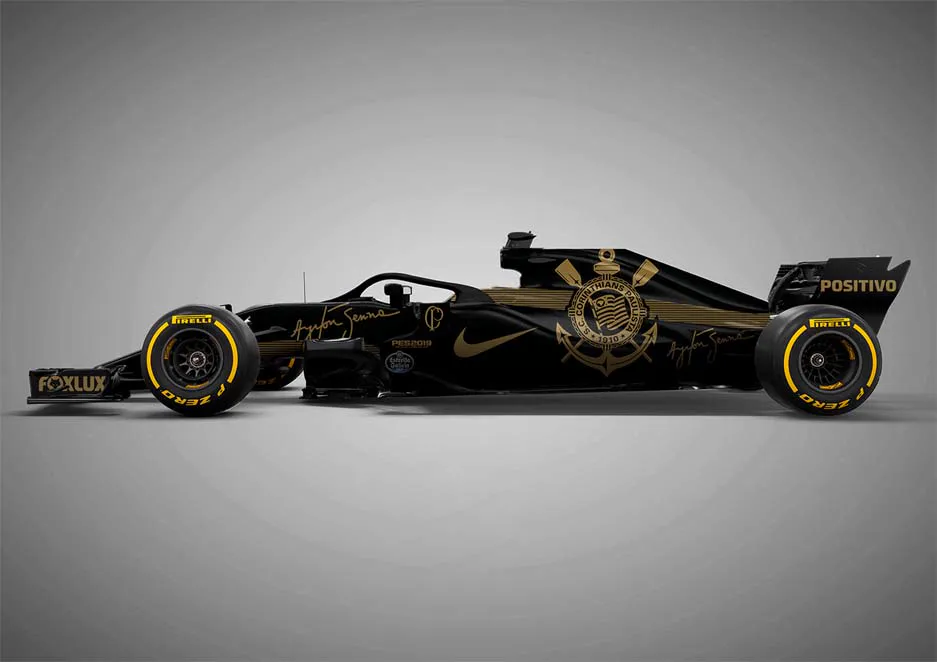 Carros F1 Pintura Times Futebol Corinthians