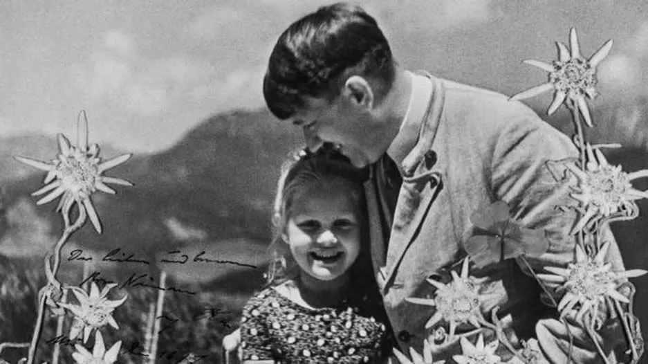 Foto Nazista Adolf Hitler Amizade Menina Judia 1