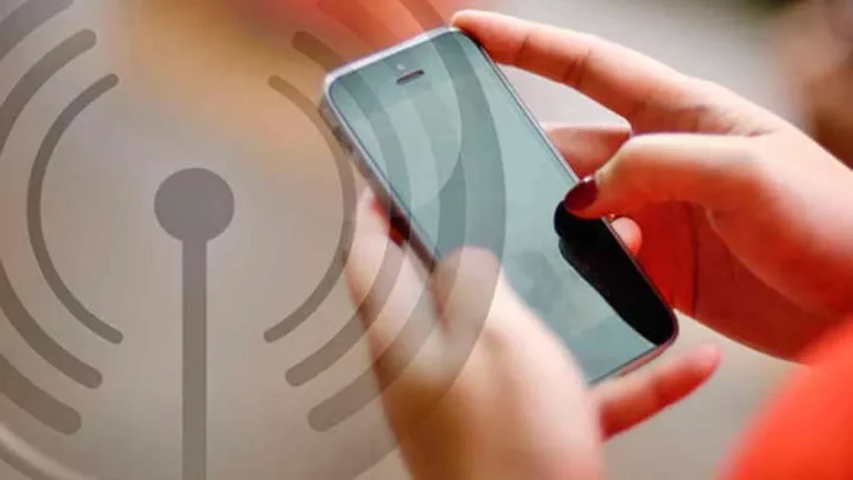 Aviso sem Serviço de Dados Móvel Celular