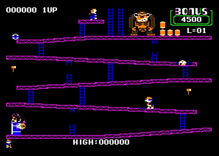 Jogo Msdos Donkey Kong